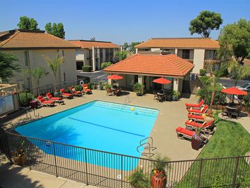 Resort-Style Pool - Sierra Place Apartments - Porterville, CA